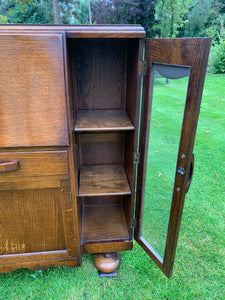 Early Art Deco Bureau / Drinks Cabinet