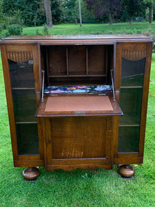 Early Art Deco Bureau / Drinks Cabinet