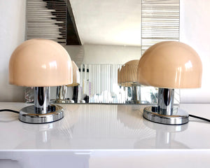 Retro Style Mushroom Table Lamps