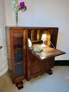 Early Art Deco Bureau / Drinks Cabinet