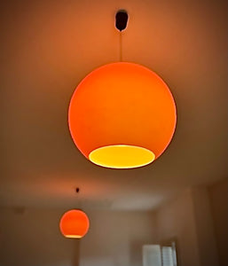 Tom Dixon Pendant Shade, Fluoro Shades of Orange