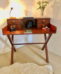 J.A. Marshall & Sons, Rangpur Leather Study Desk & Directors Chair