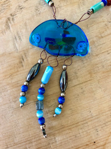 Alchemie Murano Glass Jellyfish Necklace