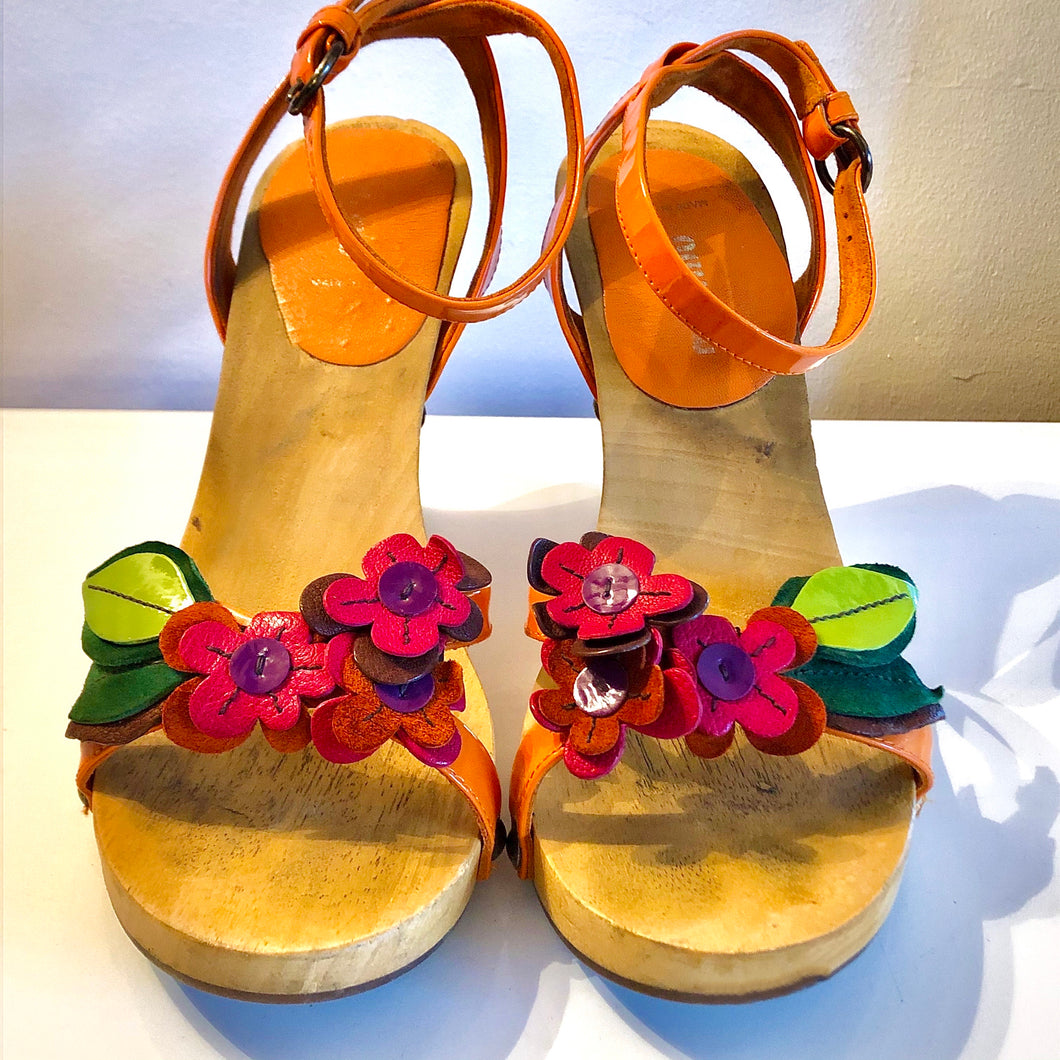 Miu Miu Wooden Calzature Donna Wedge –