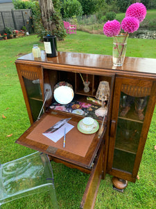 Early Art Deco Bureau / Drinks Cabinet