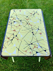 Vintage 1950’s Formica Utility Drop Leaf Table