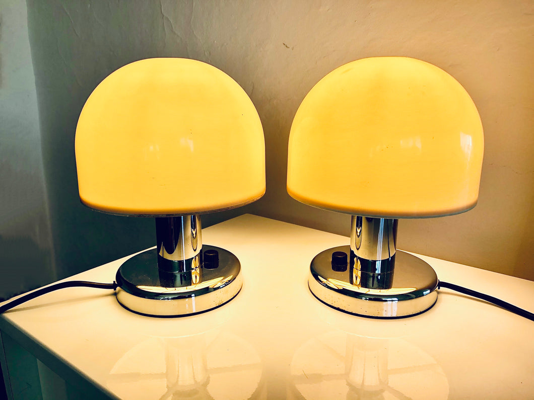 Retro Style Mushroom Table Lamps