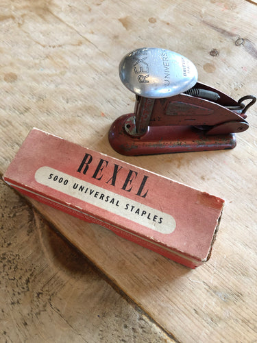 Vintage Rexel Universal Stapler with Staples!