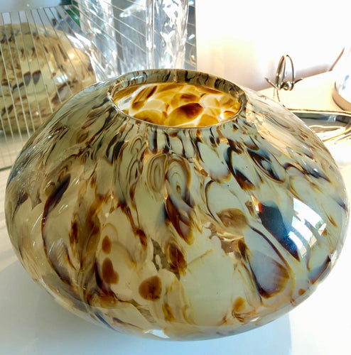 Stunning Hand Blown Glass Vase