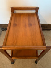 Load image into Gallery viewer, Stunning Mid Century Danish Teak Drinks Tea Trolley