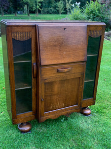 Early Art Deco Bureau / Drinks Cabinet