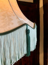 Load image into Gallery viewer, Vintage Standard Lamp with Giant Silk Tassel Shade